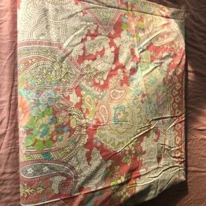 Full/Queen Pottery Barn duvet.